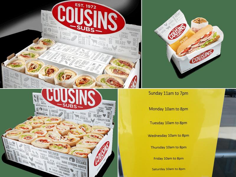 Cousins Subs Menu