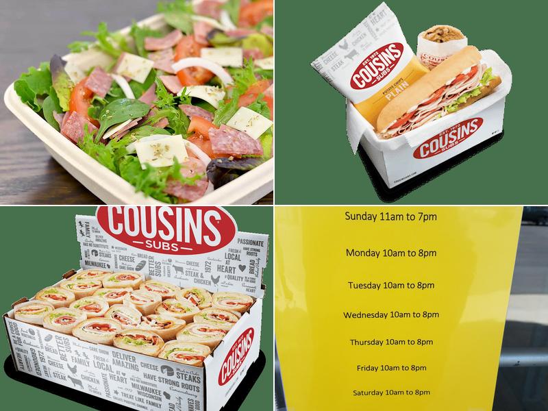 Cousins Subs Menu