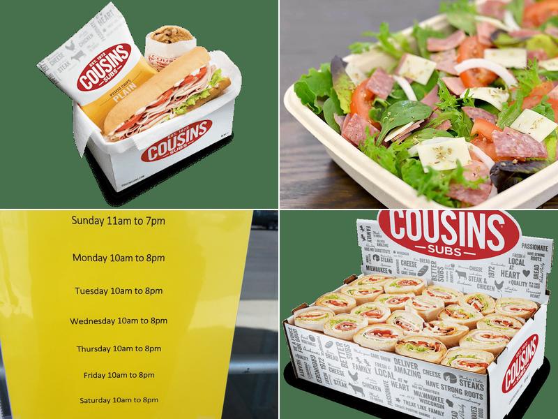 Cousins Subs Menu