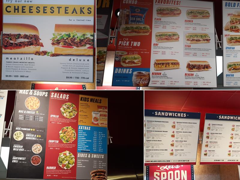 Erbert and Gerbert's Menu