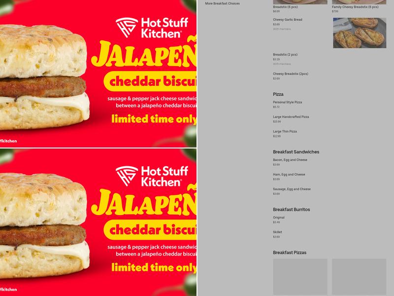 Hot Stuff Pizza Menu