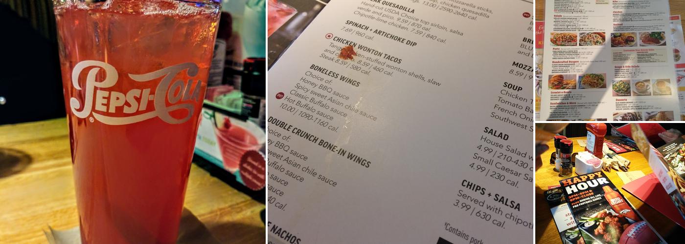 Applebee's Grill + Bar Menu