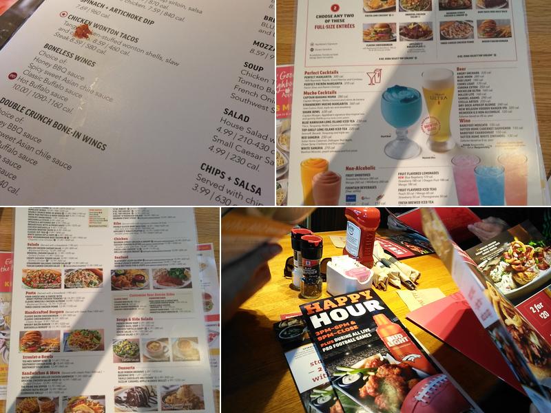 Applebee's Grill + Bar Menu