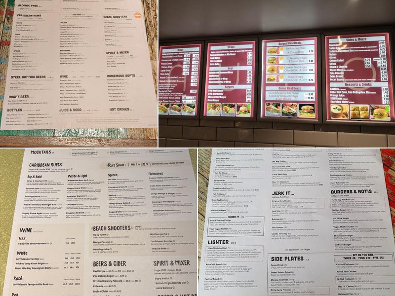 Turtle Bay Guildford Menu