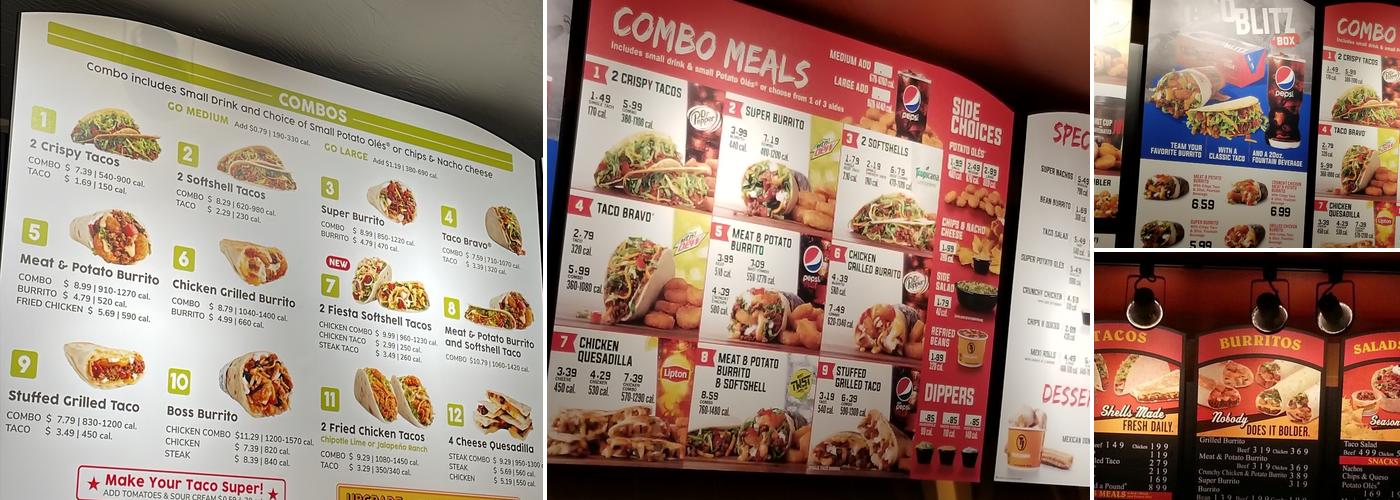 Taco John's Menu