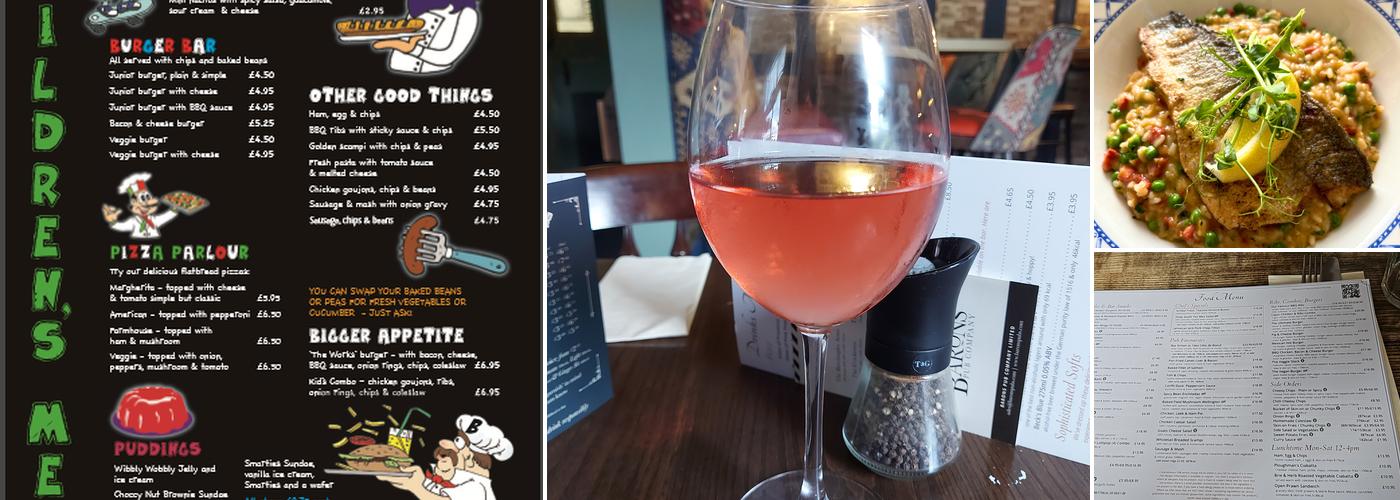 The Cricketers Horsell Menu