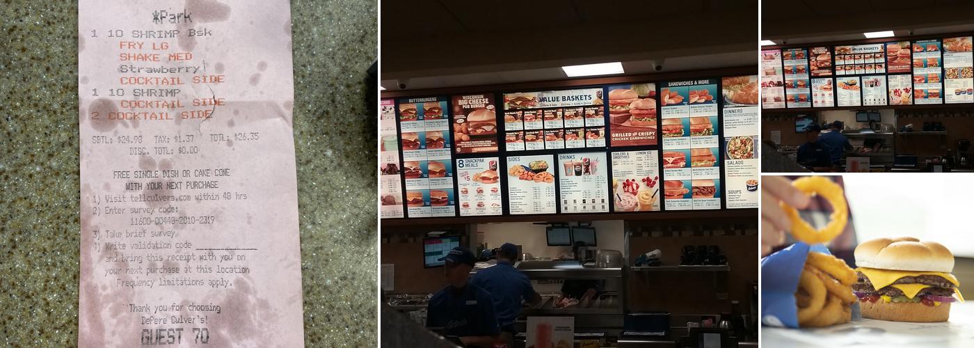 Culver’s Menu
