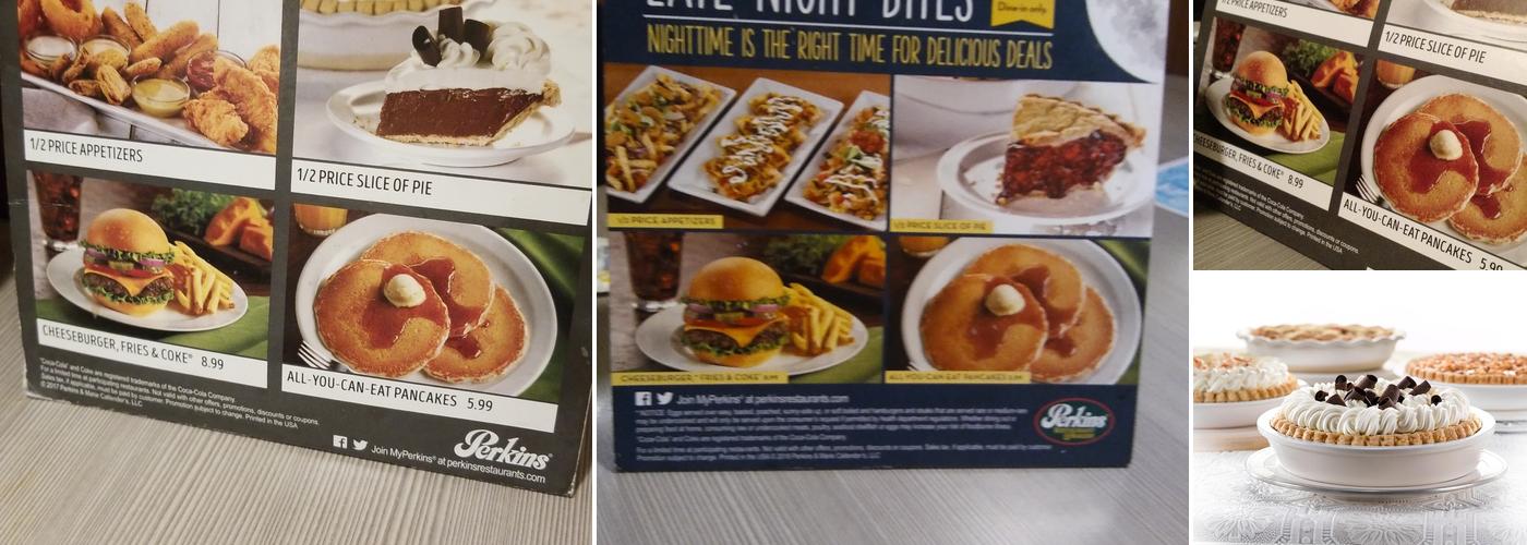 Perkins Restaurant & Bakery Menu