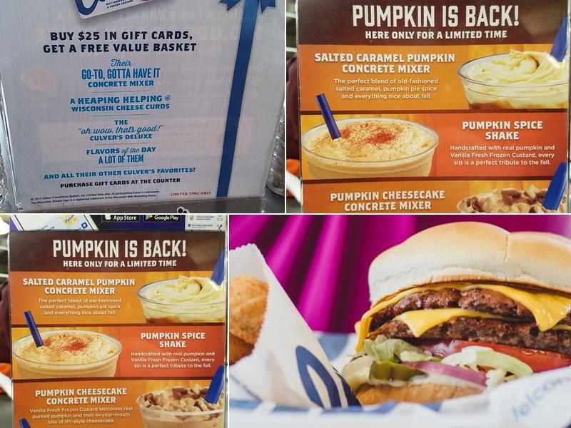 Culver’s Menu