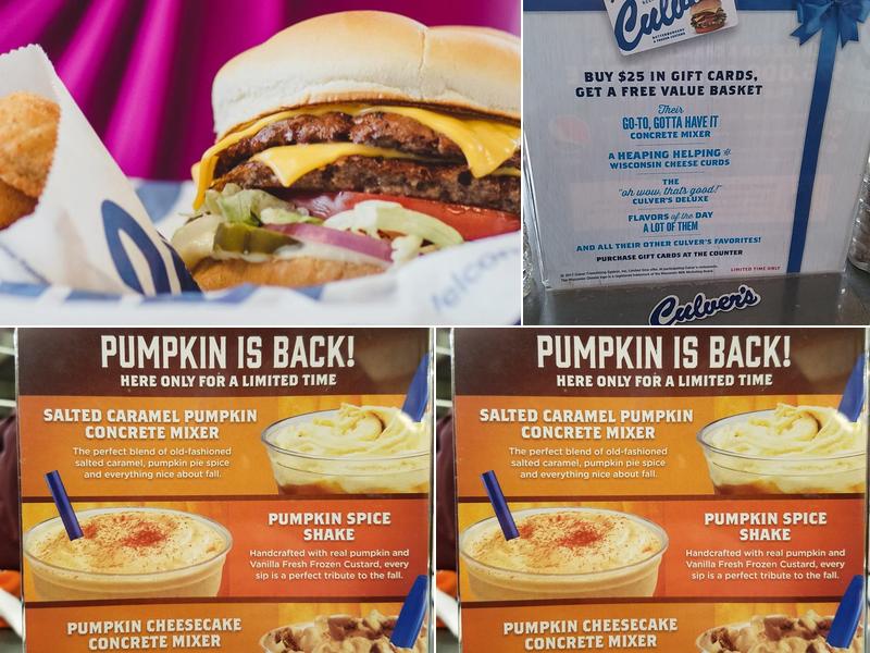 Culver’s Menu