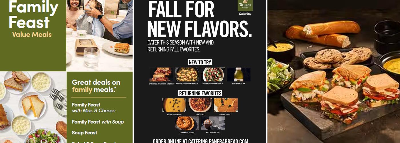 Panera Bread Menu