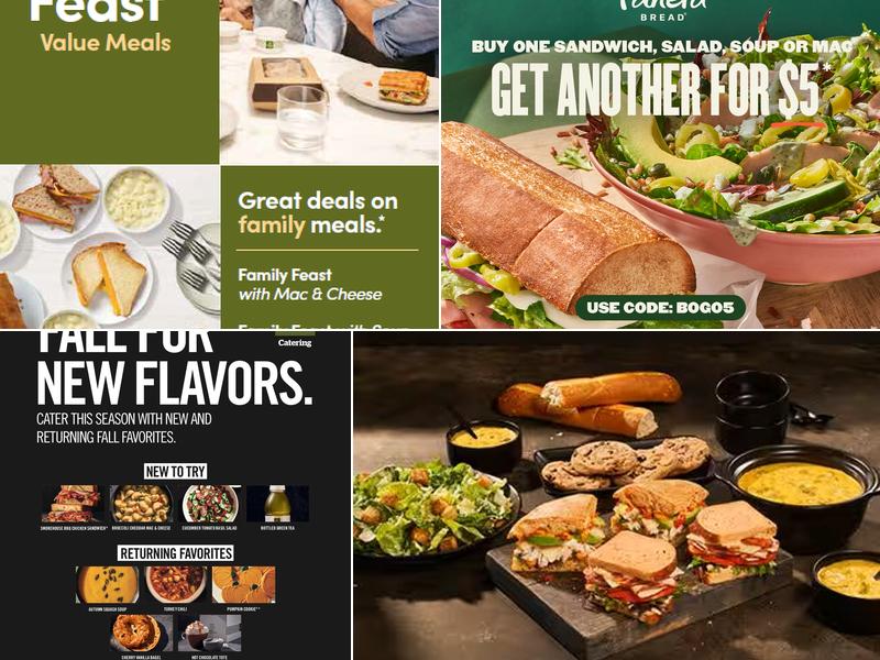 Panera Bread Menu