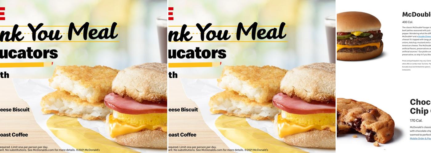 McDonald's Menu