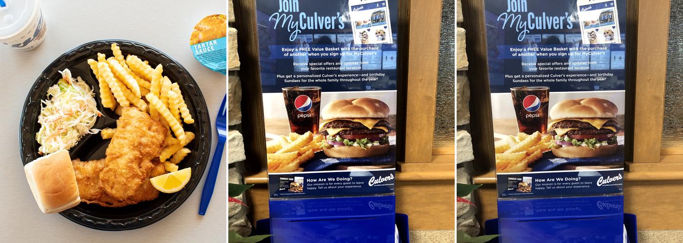 Culver’s Menu