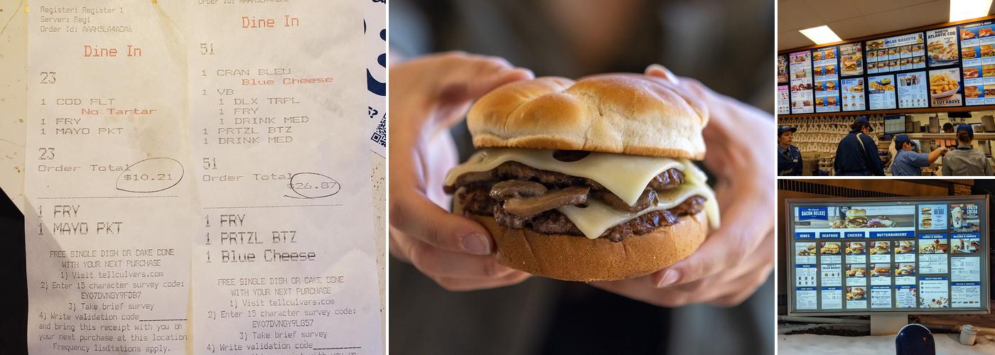 Culver’s Menu