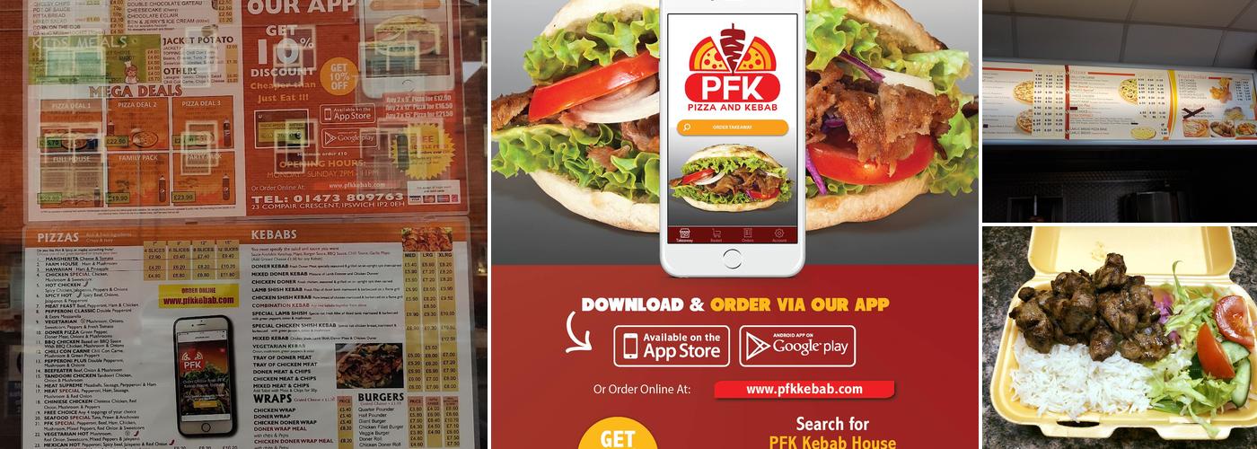 PFK Kebab House Menu