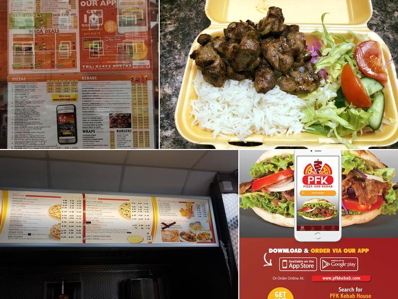 PFK Kebab House Menu