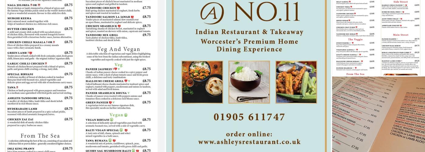 Ashleys Express Kitchen Menu