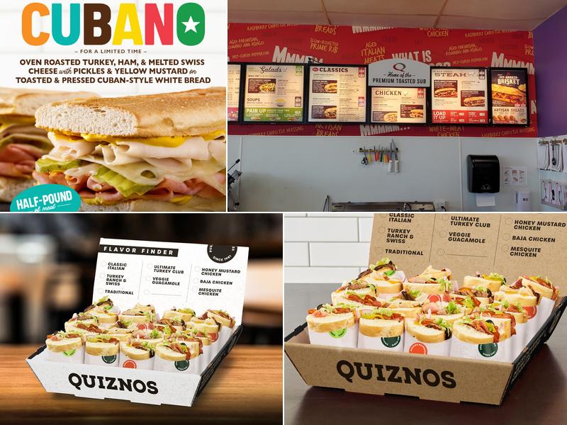 Quiznos Menu