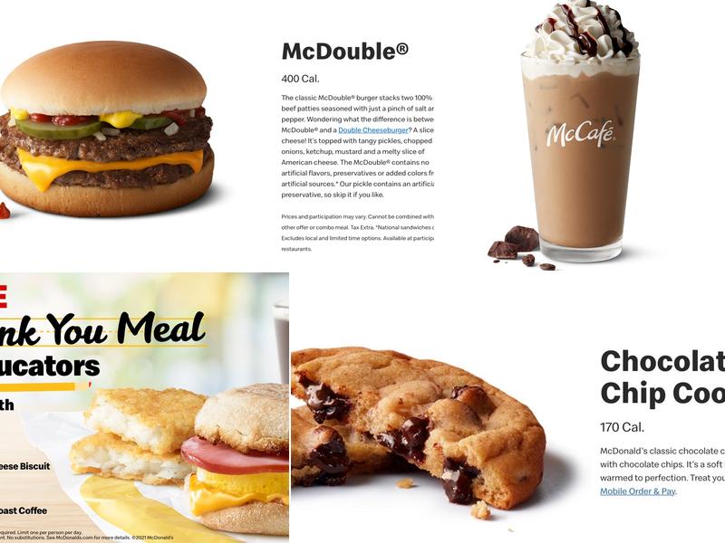 McDonald's Menu