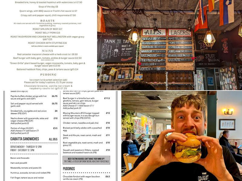 The Bath Brew House Menu