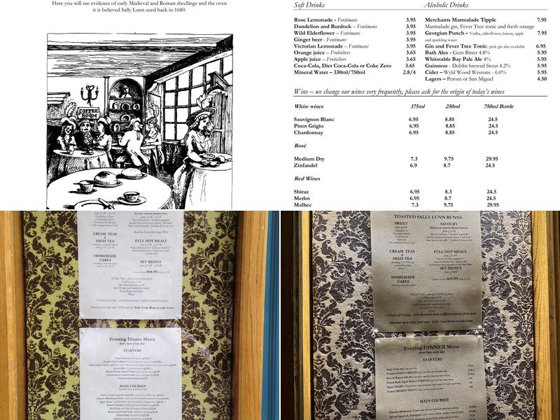 Sally Lunn’s Historic Eating House & Museum Menu