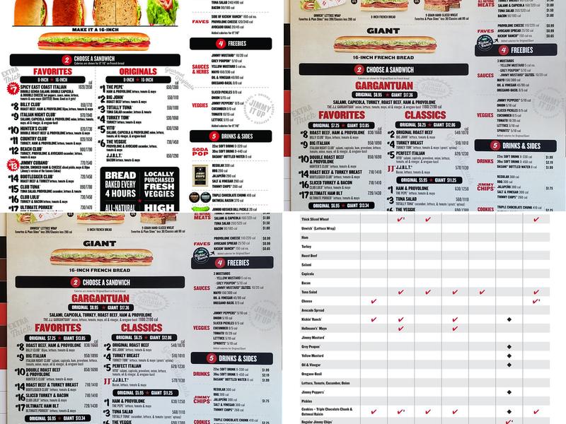 Jimmy John's Menu