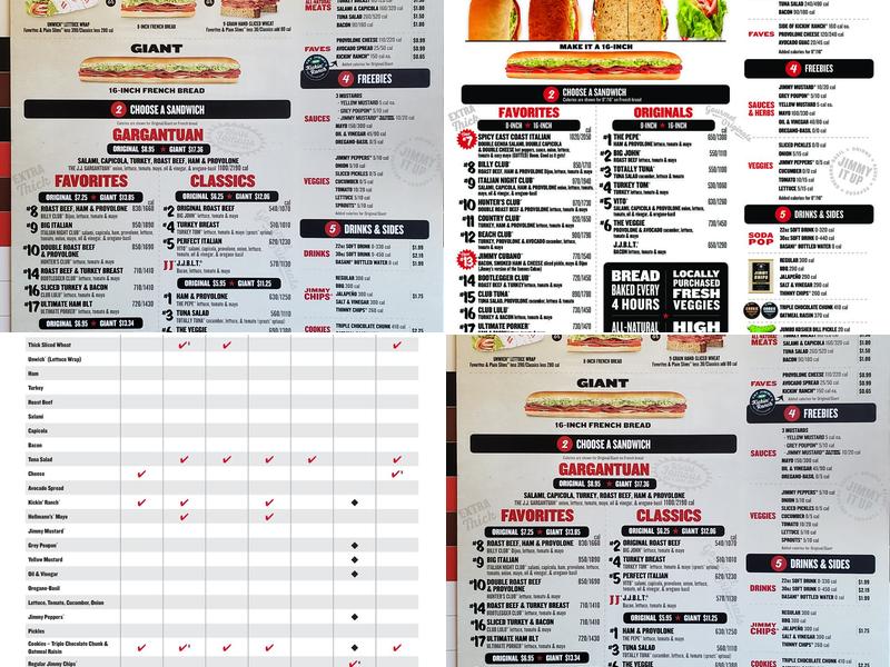 Jimmy John's Menu