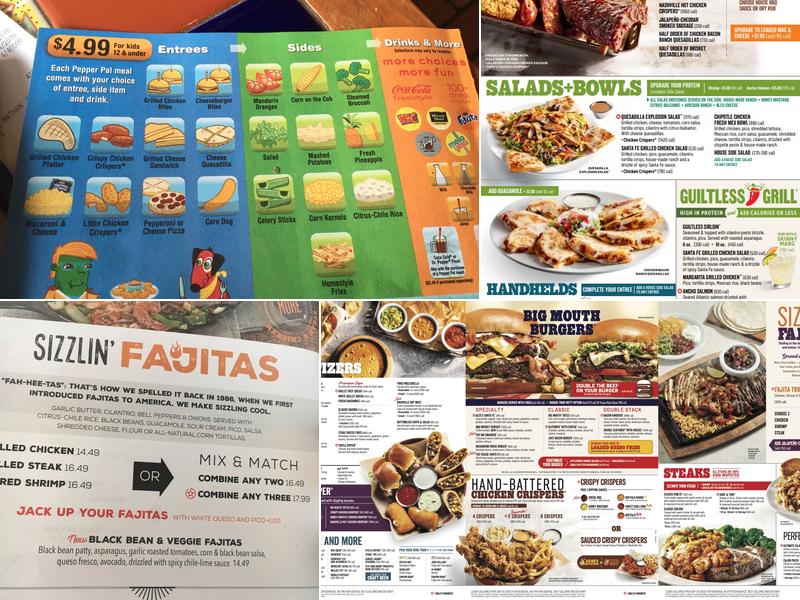 Chili's Grill & Bar Menu