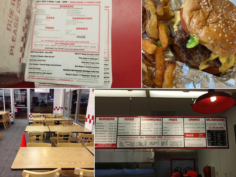 Five Guys Menu