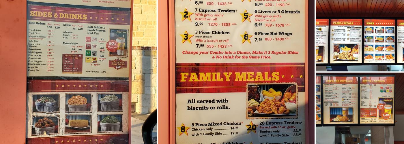 Chicken Express Menu