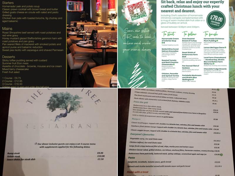 Olive Tree Restaurant Menu