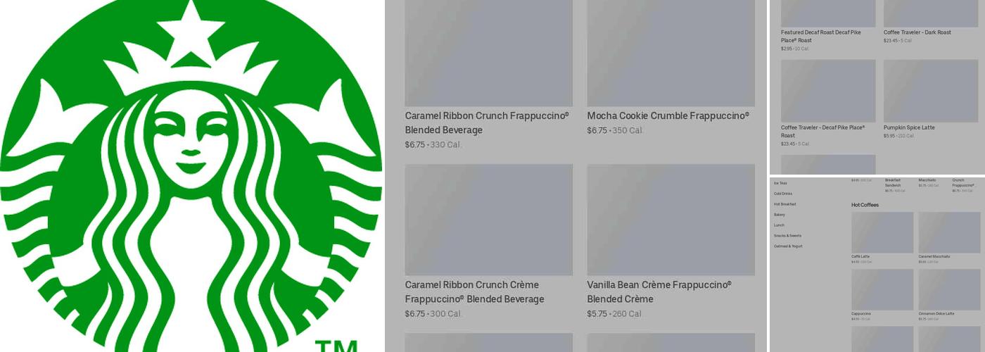 Starbucks Menu