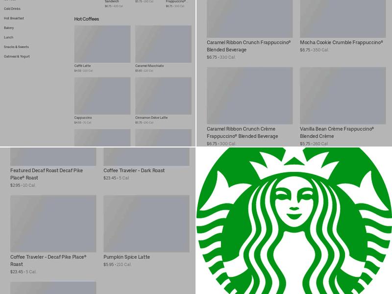 Starbucks Menu