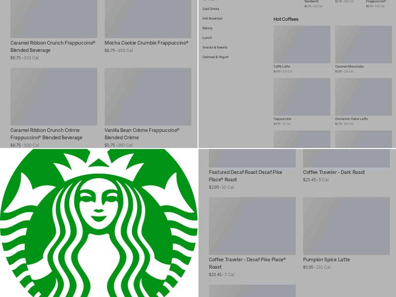 Starbucks Menu