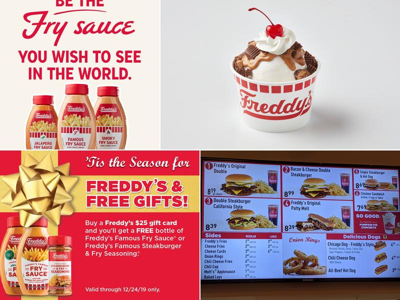 Freddy's Frozen Custard & Steakburgers Menu