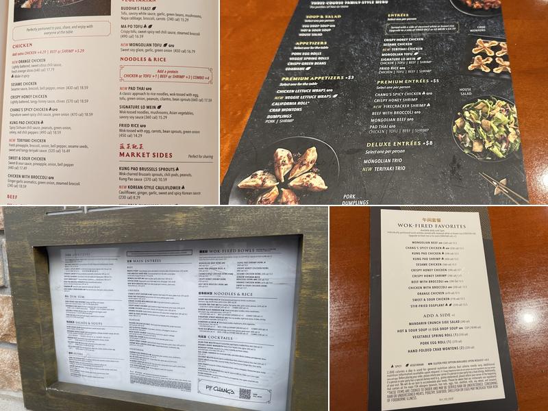 P.F. Chang's Menu