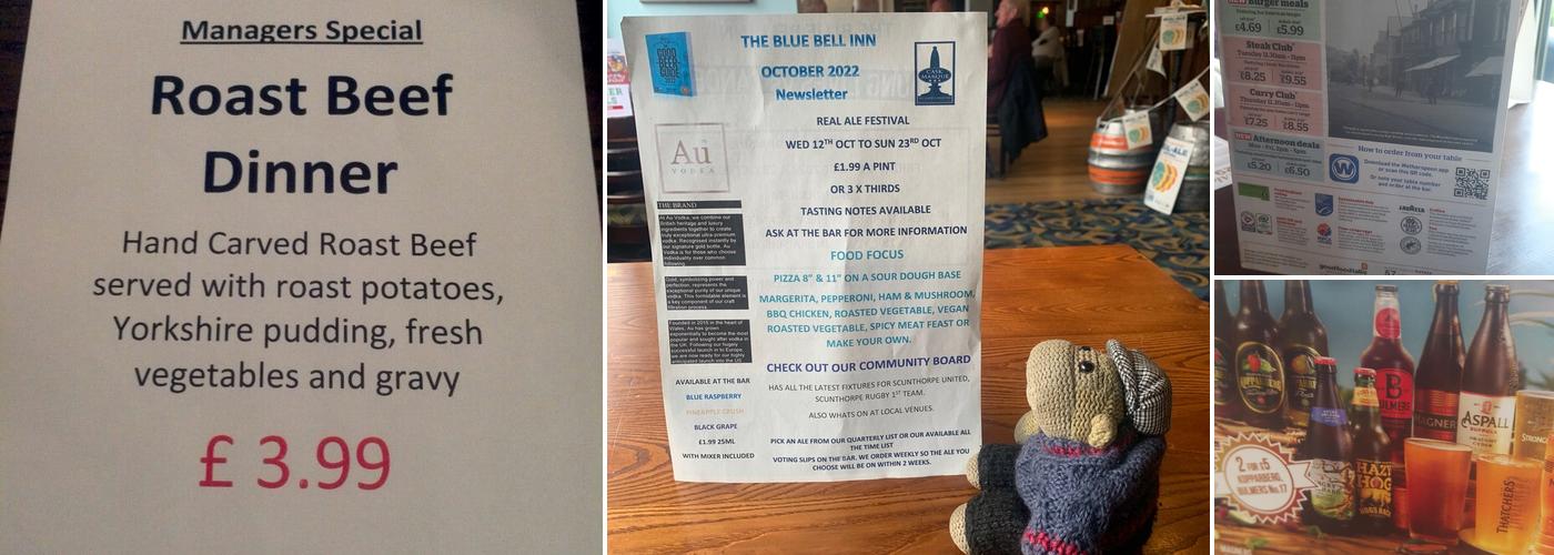 The Blue Bell Inn - JD Wetherspoon Menu