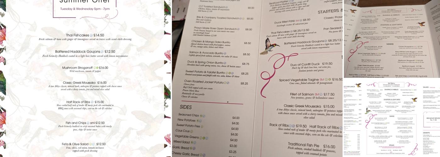 Abbys Wine Bar & Bistro Menu