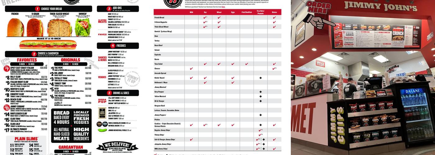 Jimmy John's Menu