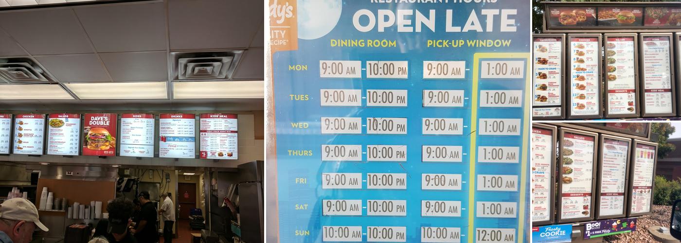 Wendy's Menu