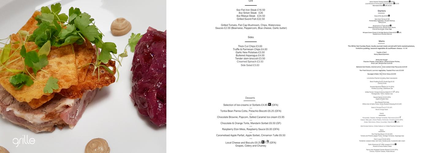 The Lincoln Grille Menu