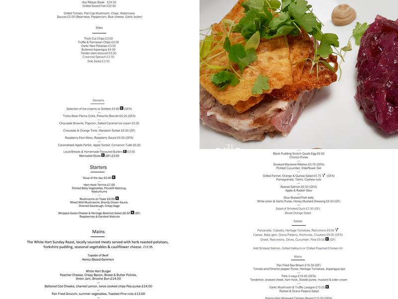 The Lincoln Grille Menu