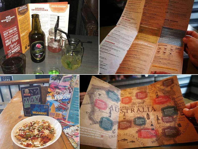 Walkabout - Lincoln Menu