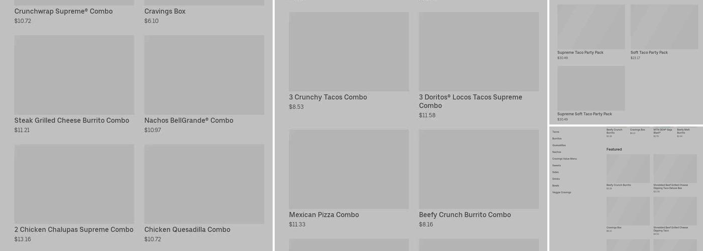 Taco Bell Menu