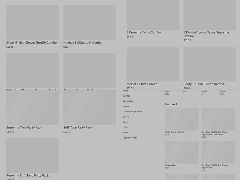 Taco Bell Menu