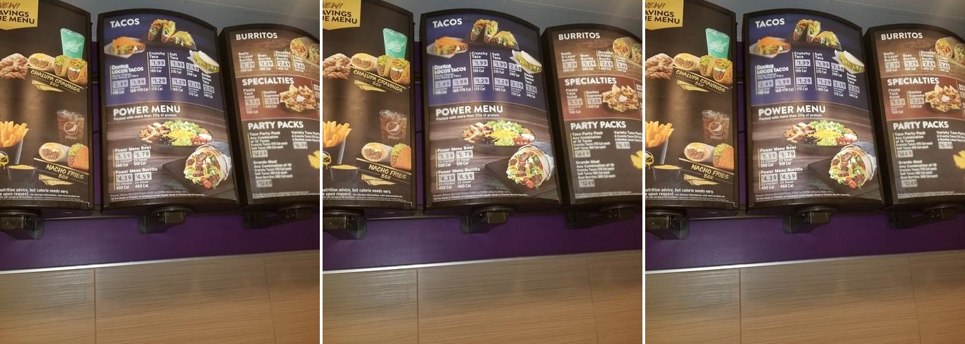 Taco Bell Menu