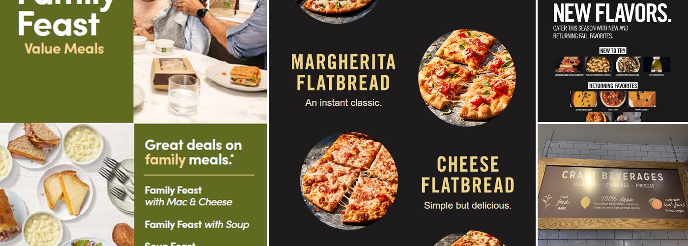 Panera Bread Menu