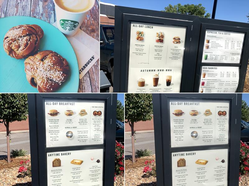 Starbucks Menu