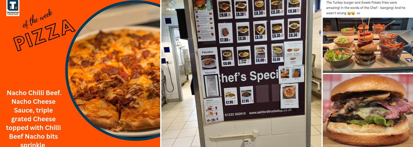 Ashford International Truck Stop Menu